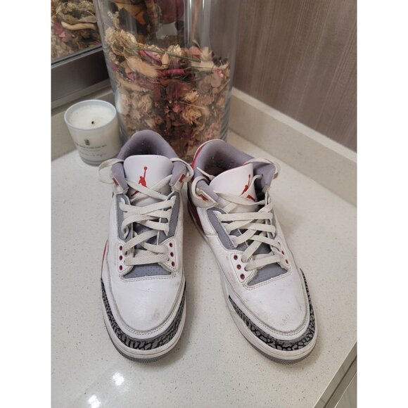 Jordan Other - Jordan 3 Retro Mid Fire Red Grey White Leather (DN3707-160) Size 9